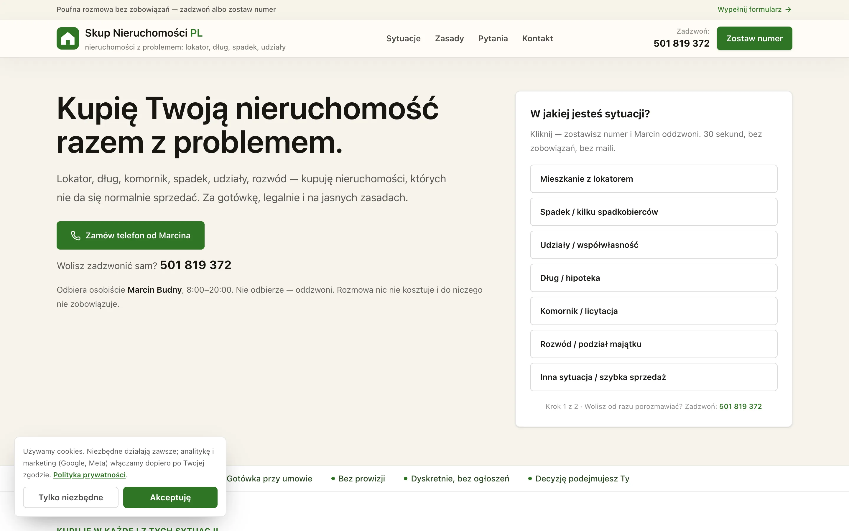 Skup Nieruchomości - realizacja Programo